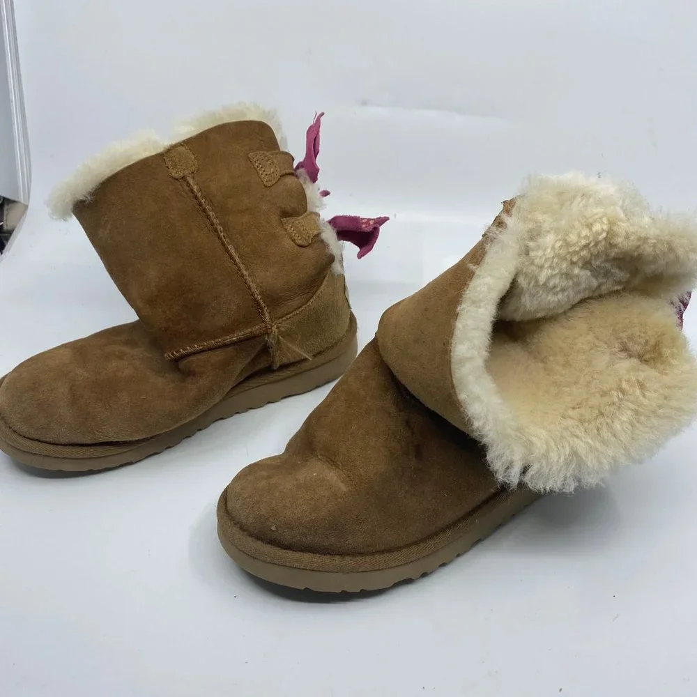 Mid UGG Brown Boots Size: US 2